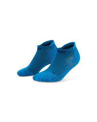 Damskie skarpety kompresyjne sportowe stopki no show CEP Core Run Ultralight niebieskie
