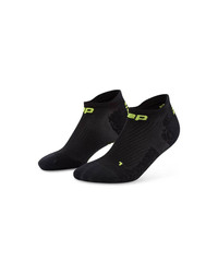 Damskie skarpety kompresyjne sportowe stopki no show CEP Core Run Ultralight czarne