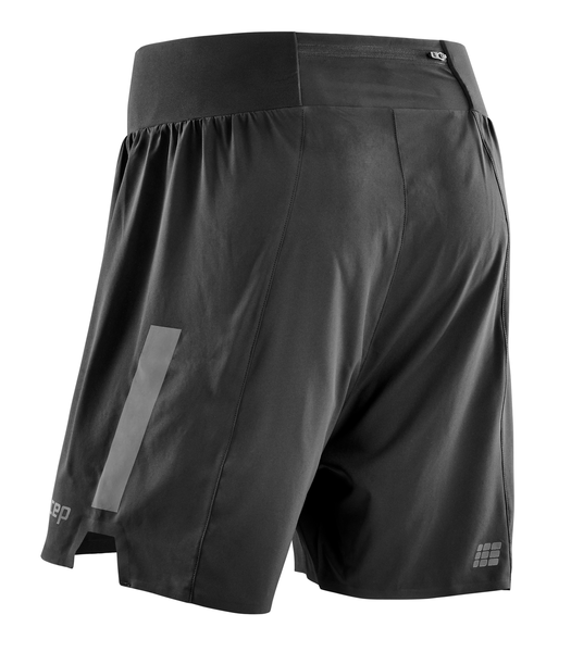 Męskie krótkie spodenki sportowe do biegania CEP czarne