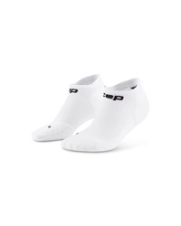 Męskie skarpety kompresyjne sportowe stopki no show CEP Core Run białe